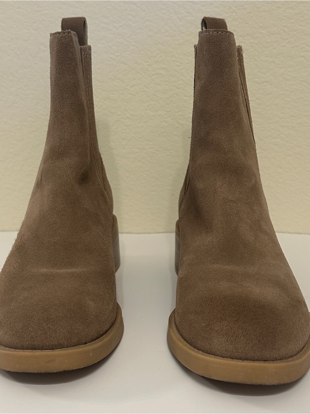 Dolce Vita Suede Chelsea Booties - Tan